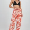 Pantalon recto detalle smock ancho