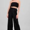 Pantalon textura brillo