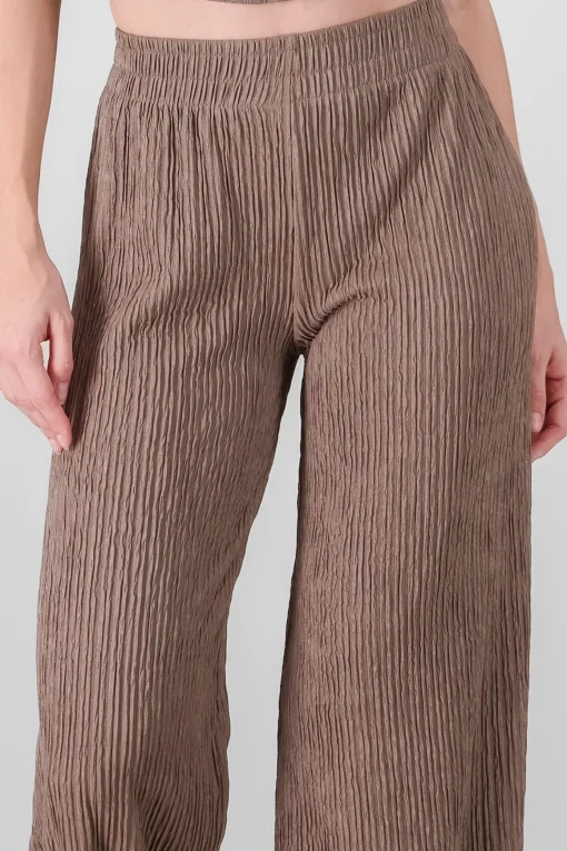 Pantalon textura resorte