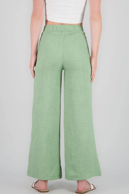 Pantalones amplios jareta