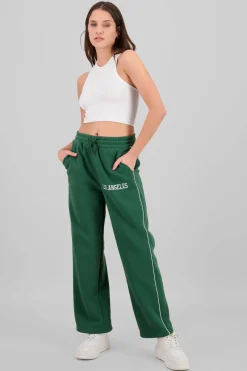 Pants lisos bordado LA