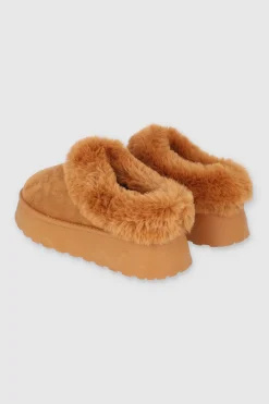 Pantufla Peluda Mula
