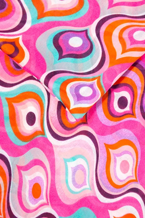 Pañuelo ondas multicolor