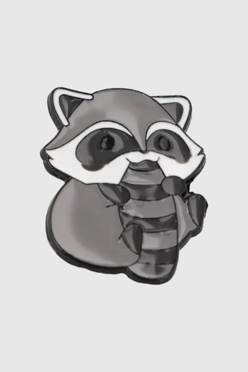 Pin mapache colita