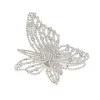 Pinza Metálica Mariposa Perlas