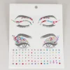Plantilla brillos faciales colores