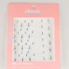 Plantilla brillos faciales gotas