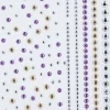 Plantilla brillos faciales multicolor