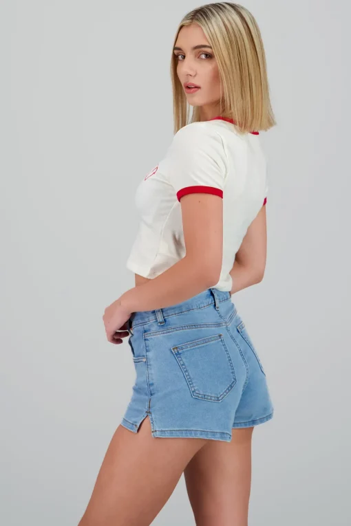 Playera boston contraste bies