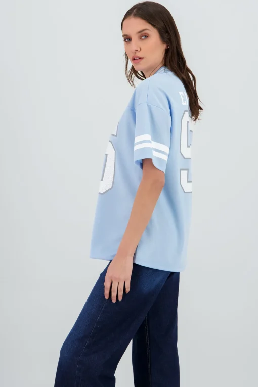 Playera deportiva estampado numeros