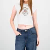 Playera espampado oso vaquero