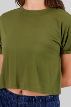 PLayera manga corta cuello redondo