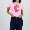 Playera manga corta estampado fresa foil