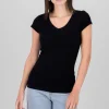 Playera manga corta lisa
