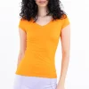Playera manga corta lisa