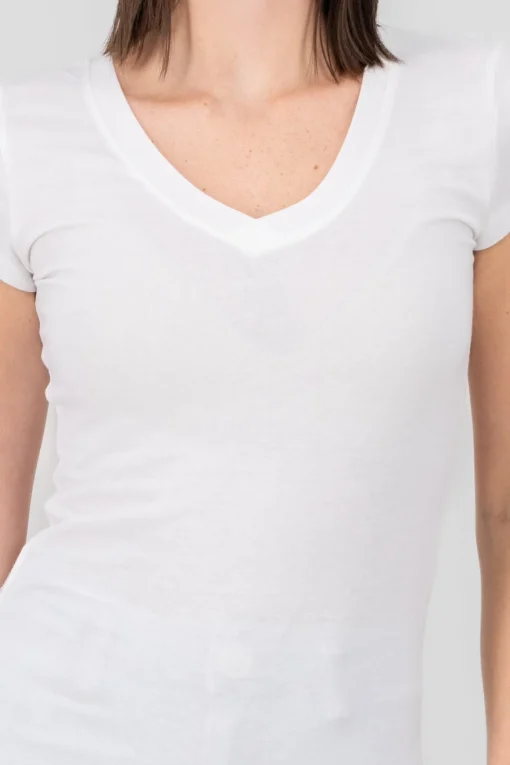 Playera manga corta lisa