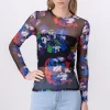 Playera mesh Mickey Mouse