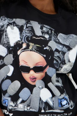 Playera over Bratz aniversario