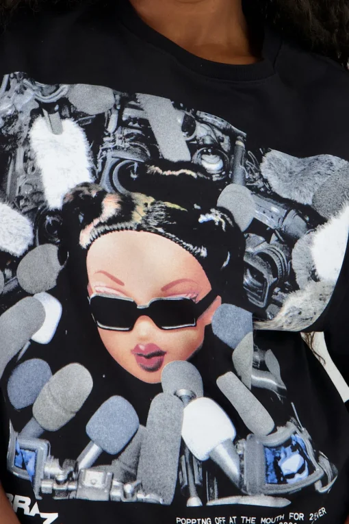 Playera over Bratz aniversario