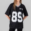 Playera oversize estampado numero