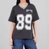 Playera oversize estampado numero
