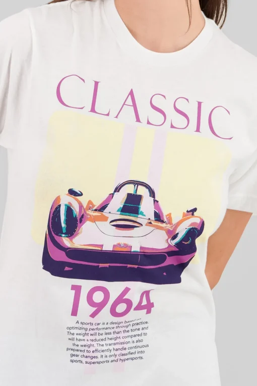 Playera oversized coche classic