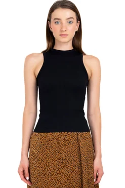 Playera tank acanalada lisa