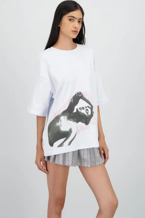 Playera Troye Sivan estampado frente espalda