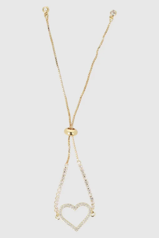 Pulsera corazon silueta
