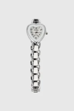 Reloj corazon eslabones