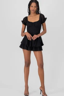 Romper polka lurex