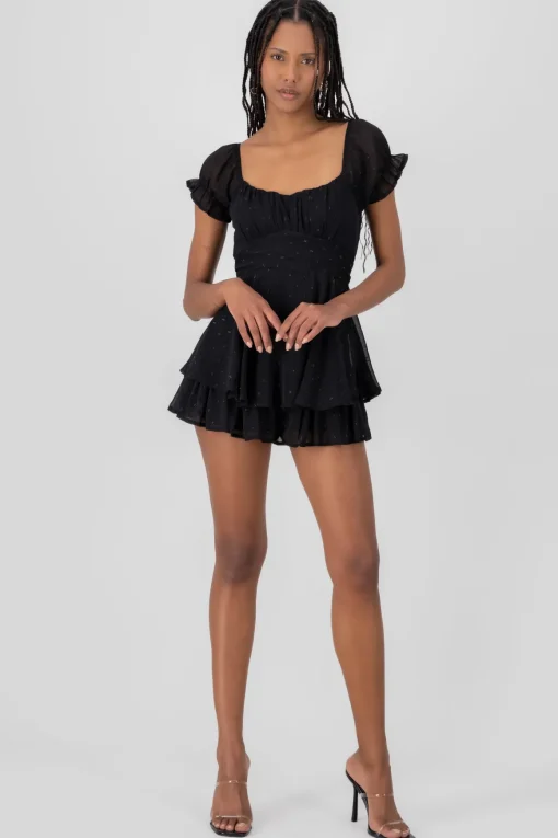 Romper polka lurex