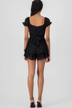 Romper polka lurex