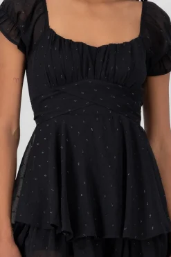 Romper polka lurex