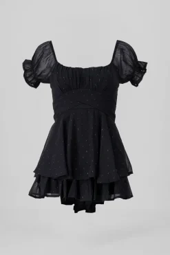 Romper polka lurex