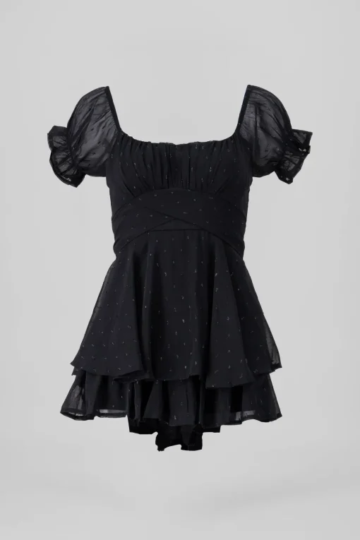 Romper polka lurex