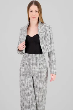 Saco tweed cropped