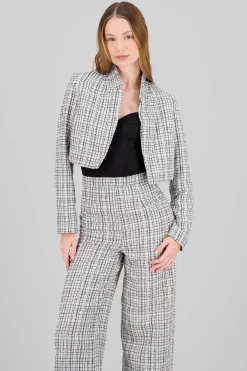 Saco tweed cropped