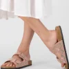 Sandalia Dos Tiras Chaquiras