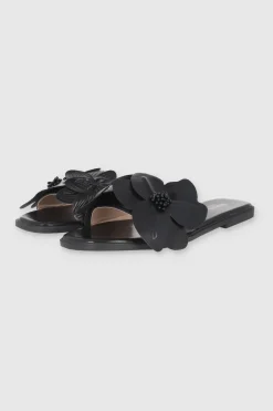 Sandalia flores tropicales 3D