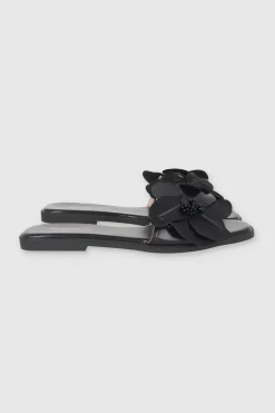 Sandalia flores tropicales 3D