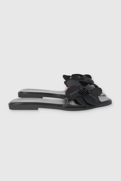 Sandalia flores tropicales 3D