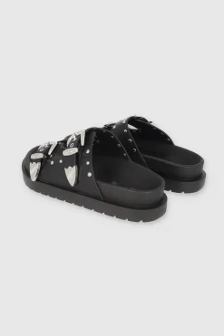 Sandalia Hebillas Studs Megas