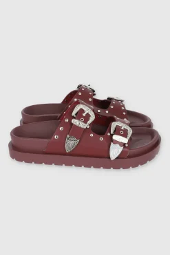 Sandalia Hebillas Studs Megas