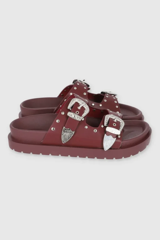 Sandalia Hebillas Studs Megas
