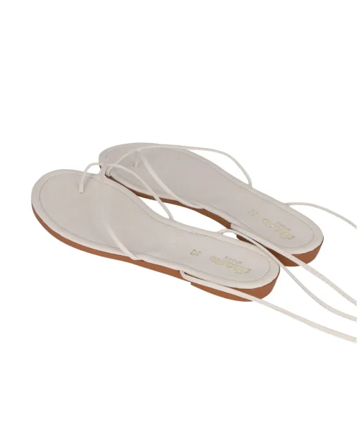 Sandalia lace up anillo dedo