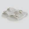 Sandalia plataforma hebillas ministuds