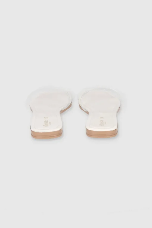 Sandalia Tiras Transparentes Pu