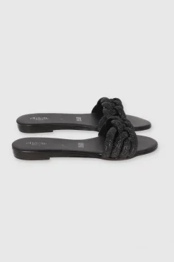 Sandalia Trenza Brillos