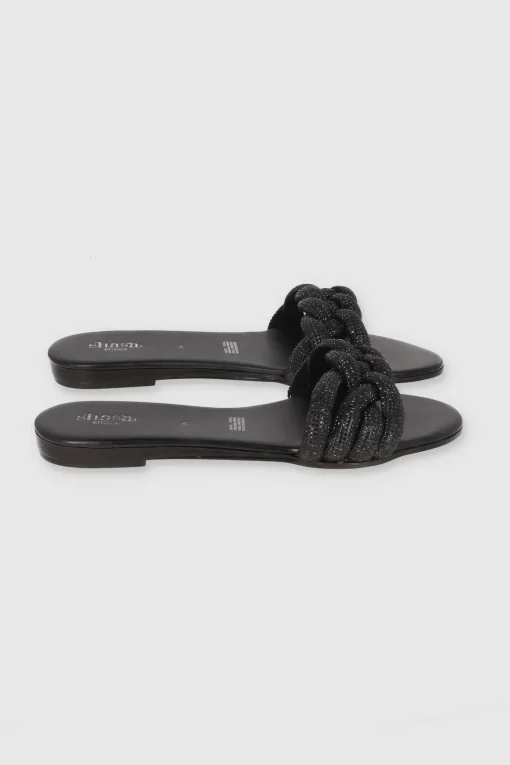 Sandalia Trenza Brillos